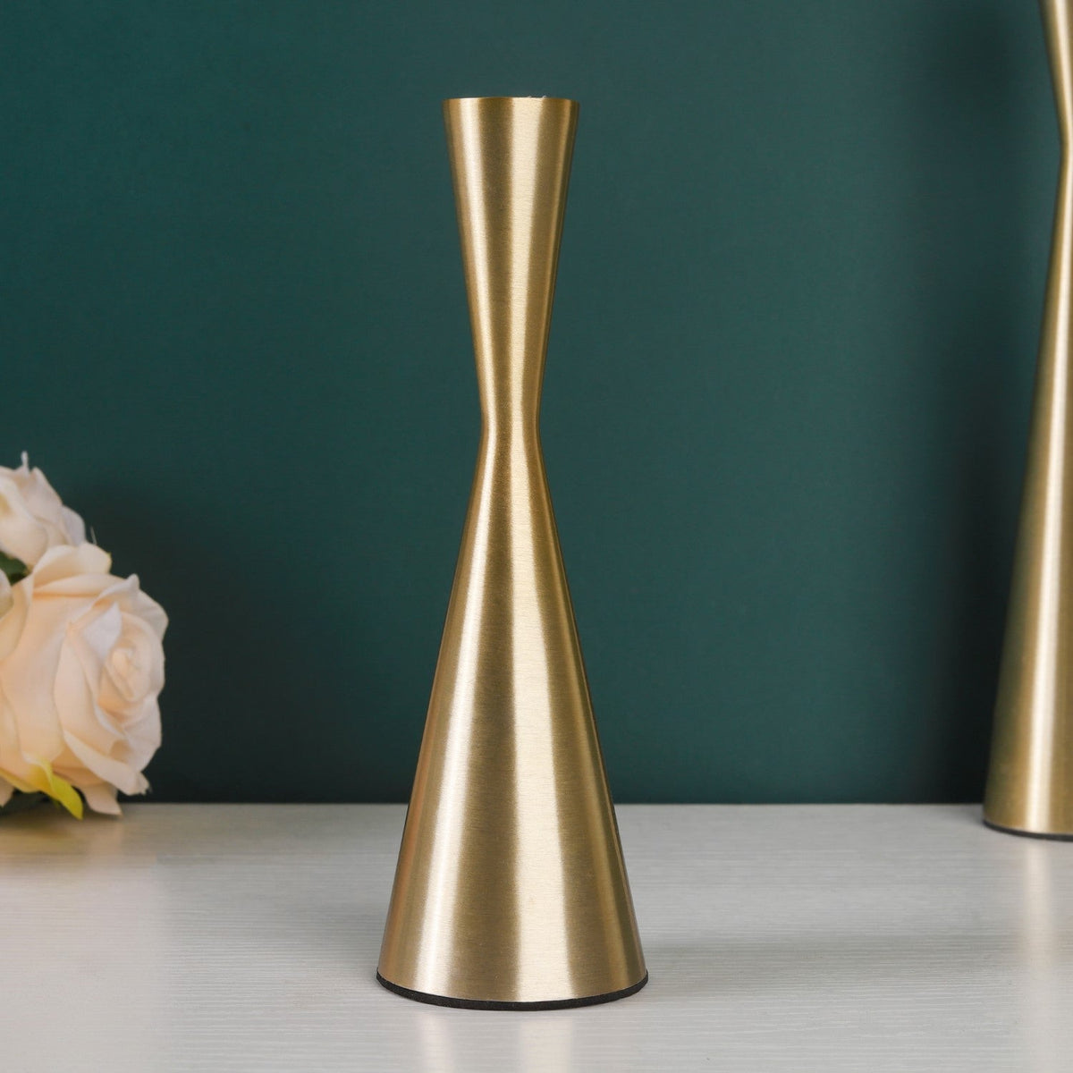 Gold Candle Stand Nestasia