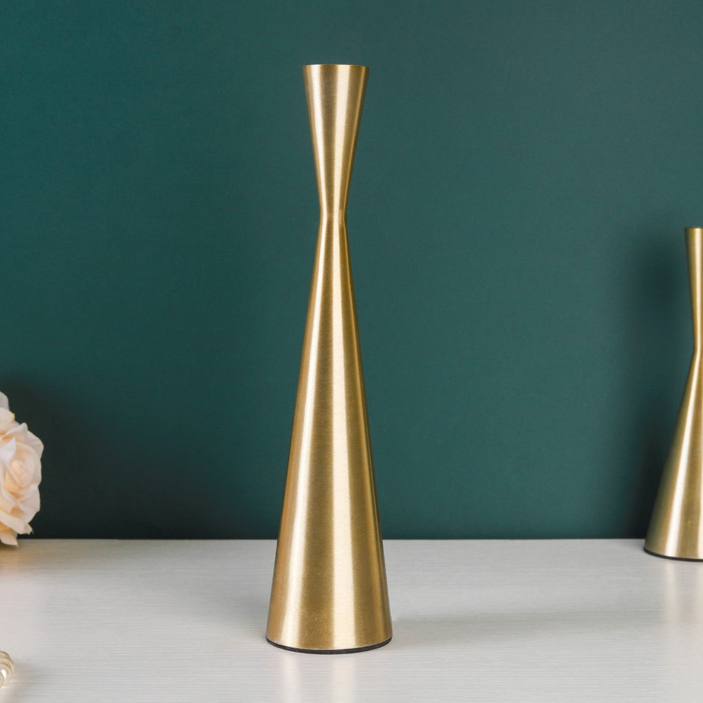 Gold Candle Stand Nestasia