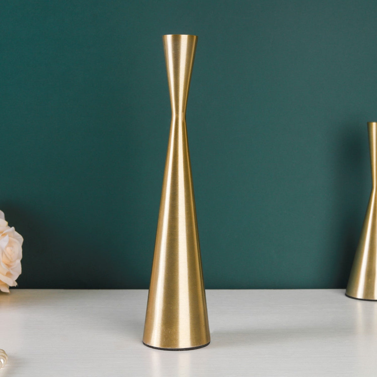 Gold Candle Stand Nestasia