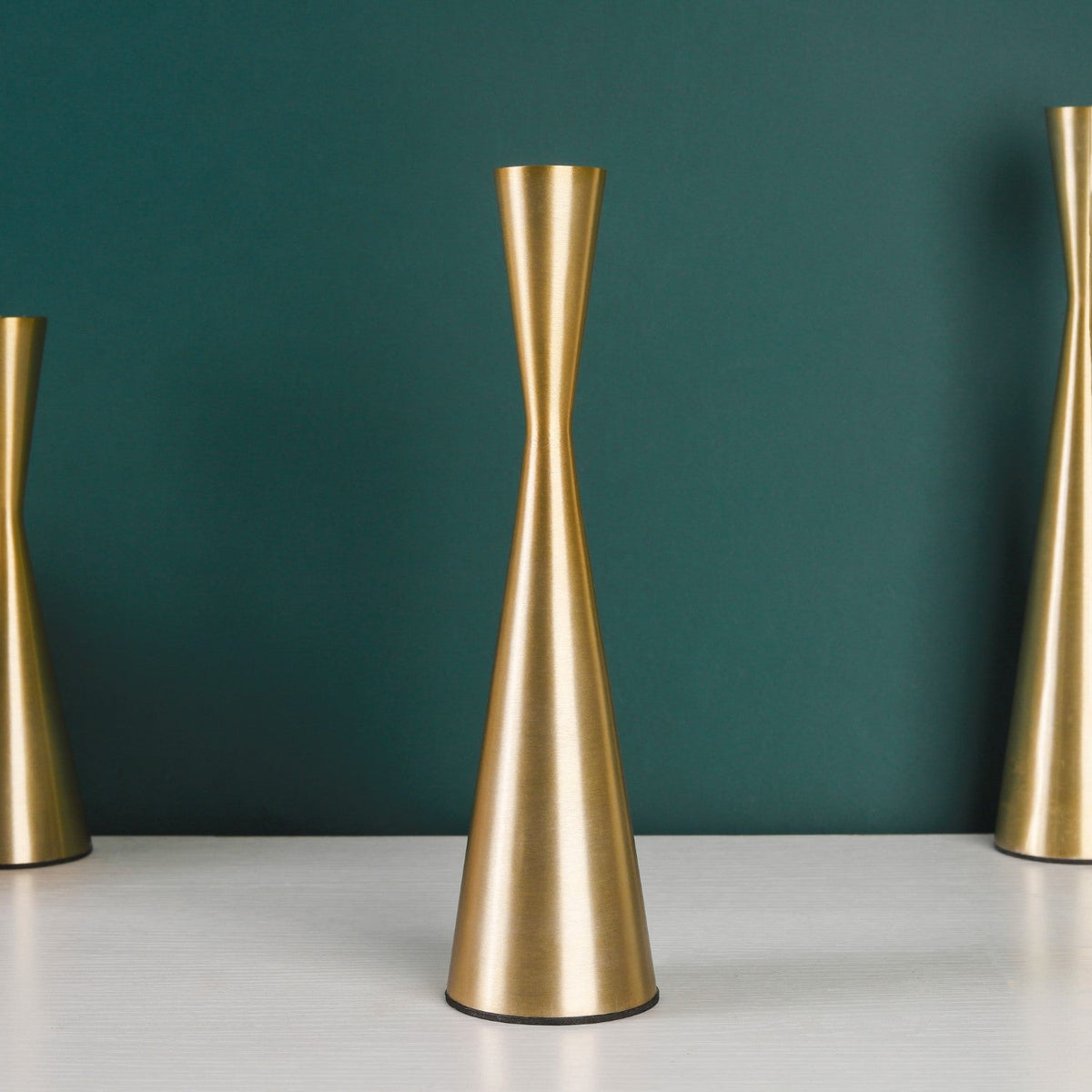 Gold Candle Stand Nestasia