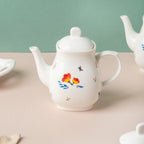 Floral Condiment Kettle Set Of 3 Nestasia