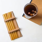 Glass Drinking Straw Set of 4 Nestasia