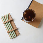 Glass Straw Set of 4 Nestasia