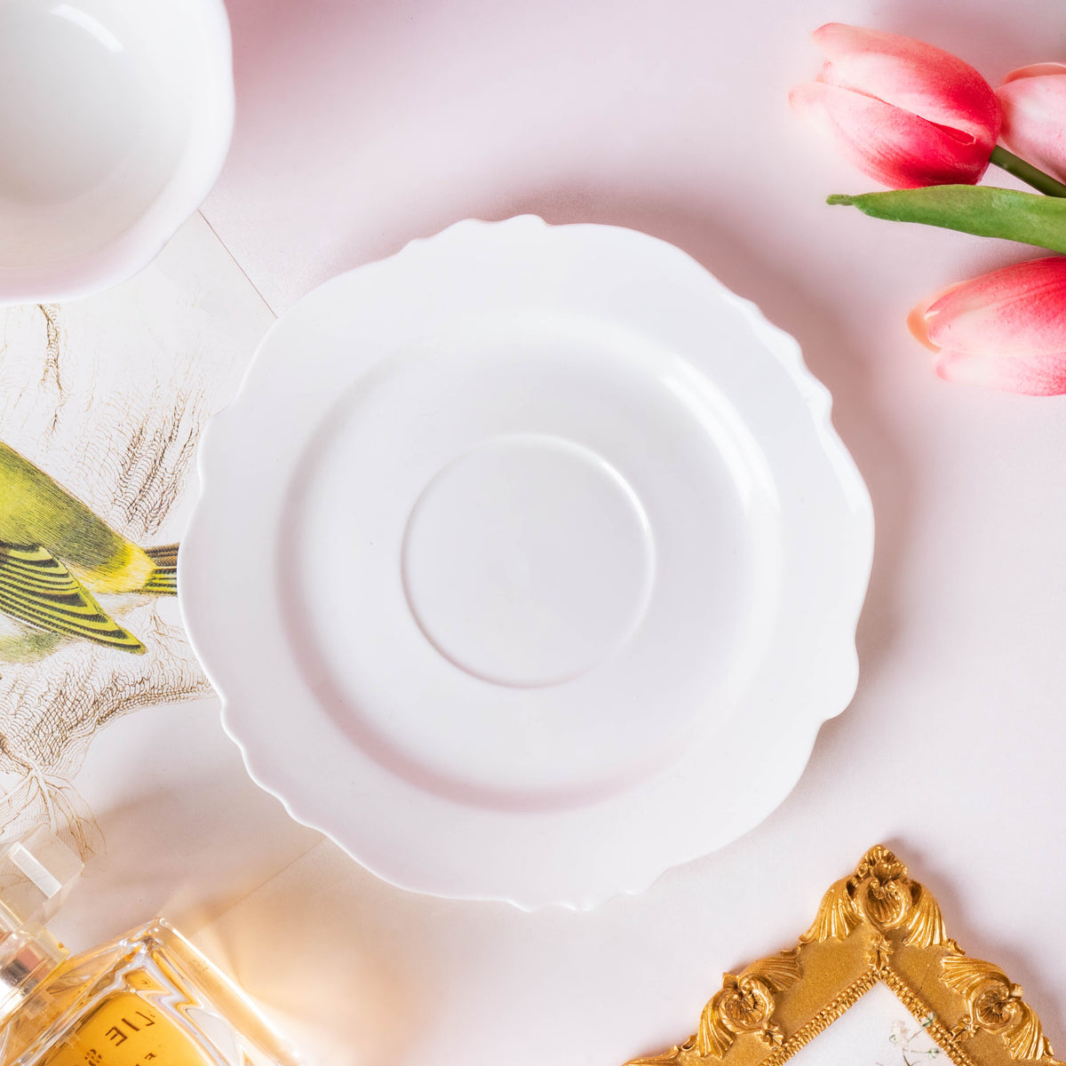 Serena White Truffle Elegant Cup And Saucer 150 ml Nestasia
