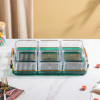 Emerald Charm Tray And Bowl Set Of 7 Nestasia