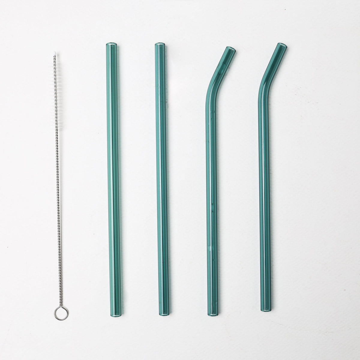 Glass Straw Set of 4 Nestasia