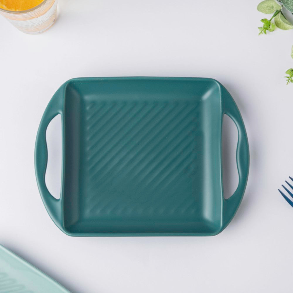 Green Square Baking Tray Small Nestasia