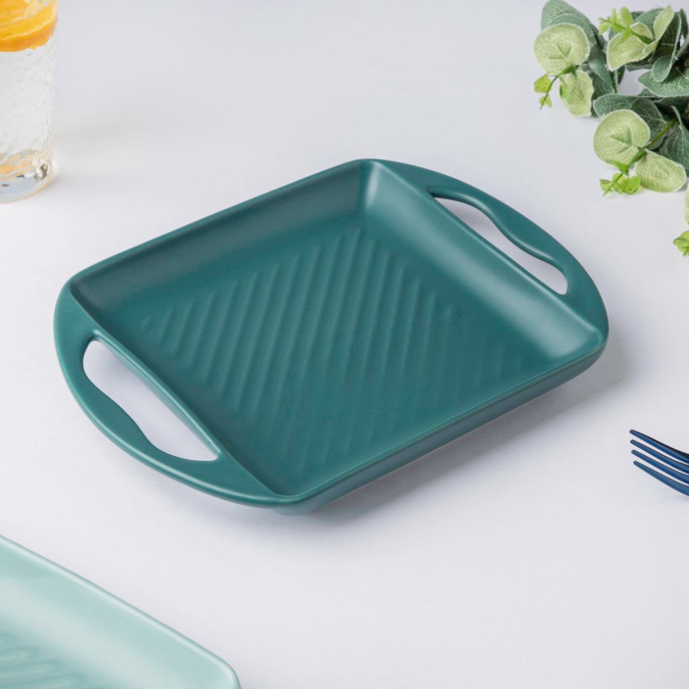 Green Square Baking Tray Small Nestasia