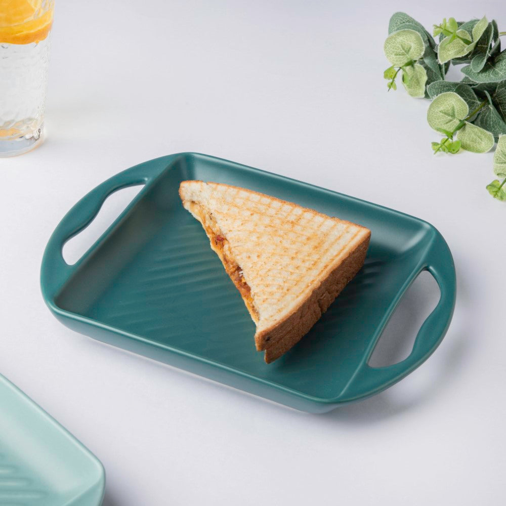 Green Square Baking Tray Small Nestasia