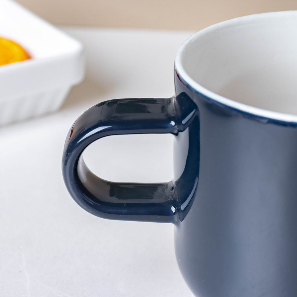 Viorel Prussian Blue Ceramic Cup 250 ml Nestasia