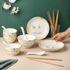 Pineapple Snack Set For 4 Nestasia