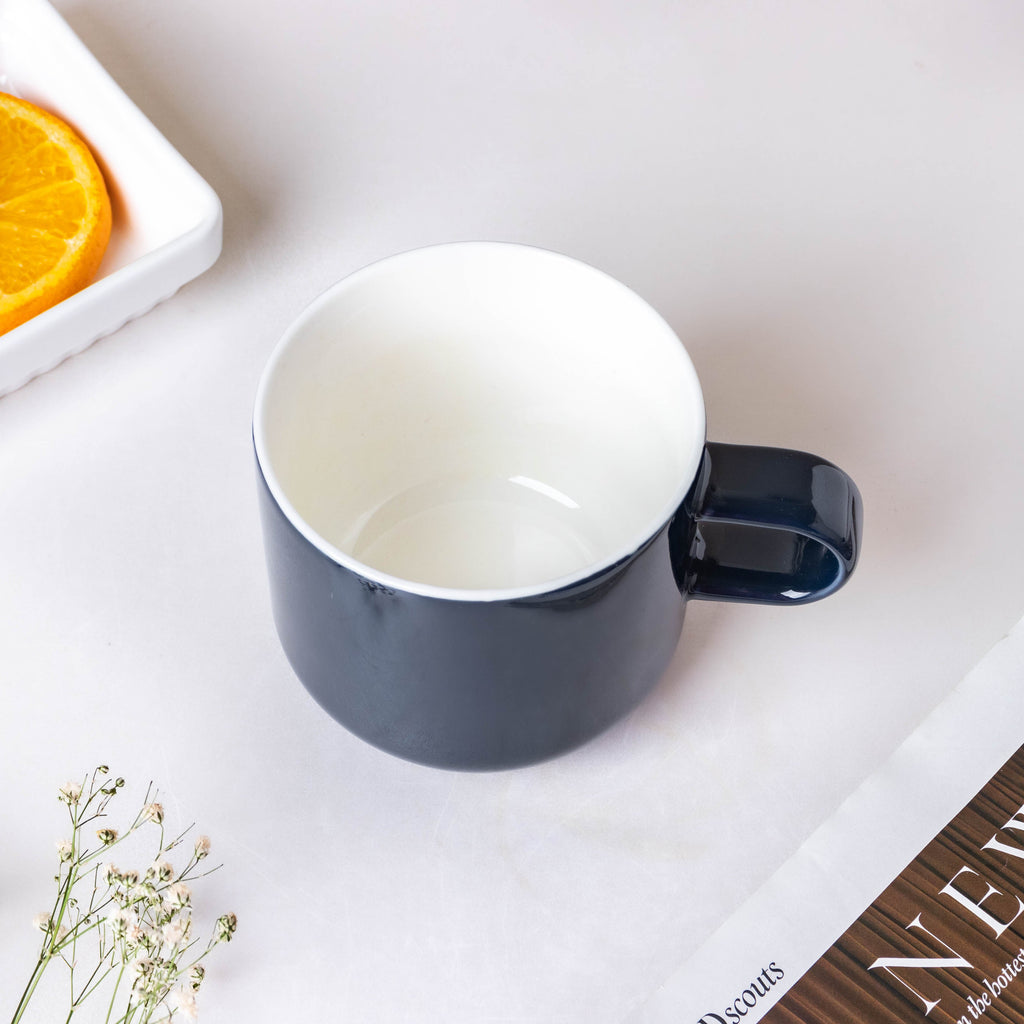 Viorel Prussian Blue Ceramic Cup 250 ml Nestasia