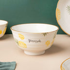 Pineapple Snack Set For 4 Nestasia