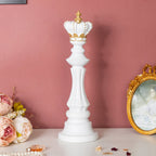 Chess King Showpiece White 15 Inch Nestasia