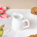 Serena White Truffle Milk Pot With Handle Large 200 ml Nestasia