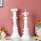 Chess Queen Showpiece White 14 Inch Nestasia