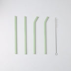 Glass Straw Set of 4 Nestasia