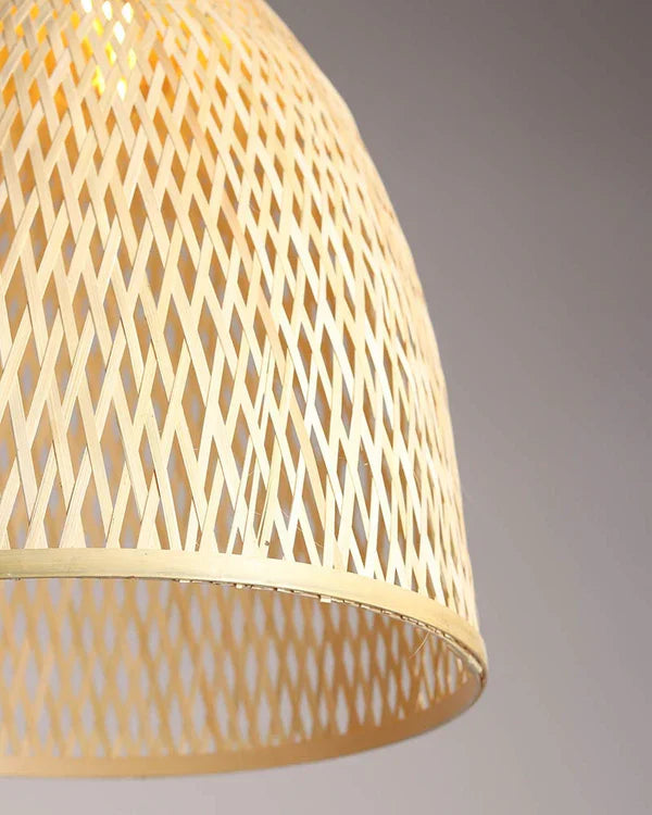 Decorative Bamboo Ceiling Light for Cafe and Home Interiors