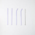 Reusable Glass Straw Set of 4 Nestasia