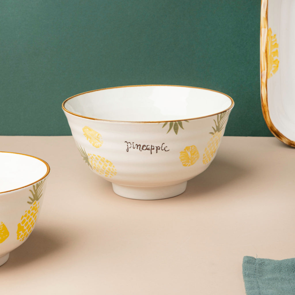 Pineapple 16 piece Soup Set For 4 Nestasia