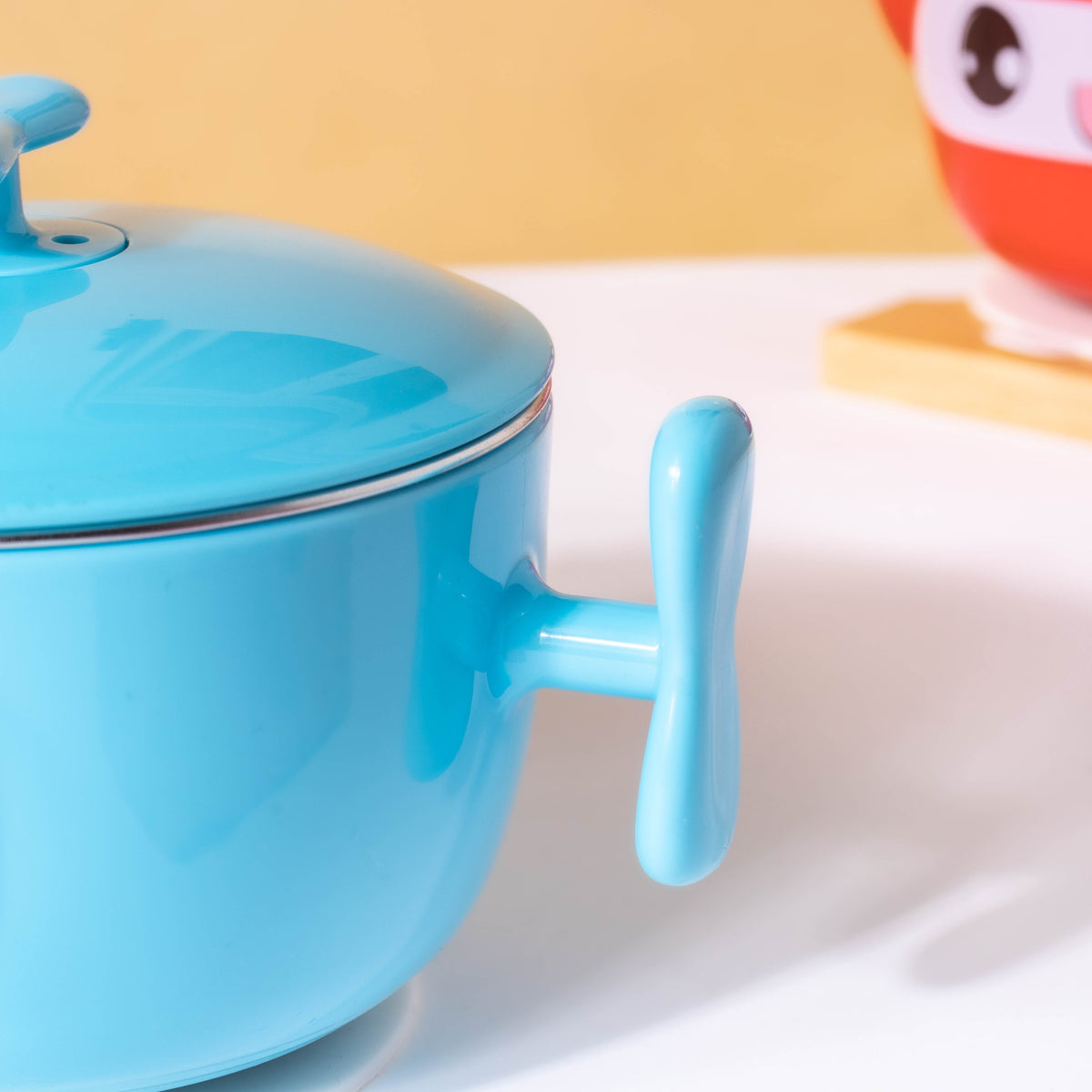 Tellytubby Stay Warm Steel Bowl With Suction Base Blue 300 ml Nestasia