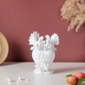 Vintage Dove Couple Showpiece White Nestasia