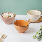 Adora Rimmed Glossy Soup Bowl Orange 550ml Nestasia