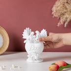 Vintage Dove Couple Showpiece White Nestasia