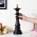 Chess Queen Showpiece Black 14 Inch Nestasia