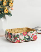 Seagrass Office Desk Organizer and Stationery Box for Table Use