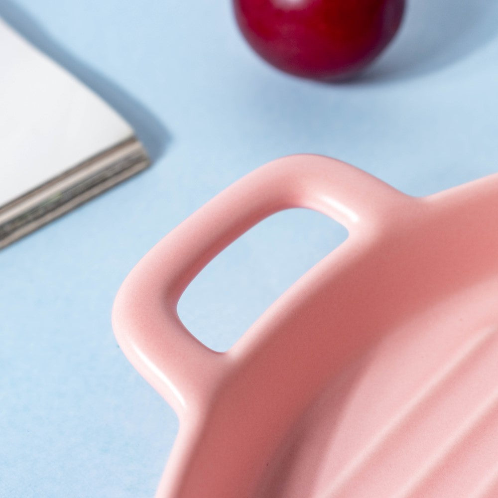 Pink Oven Plate Large Nestasia