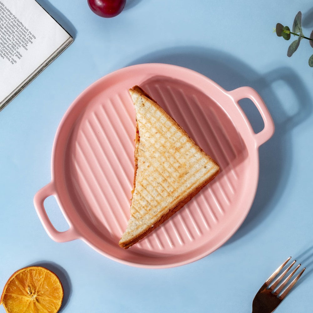 Pink Oven Plate Large Nestasia