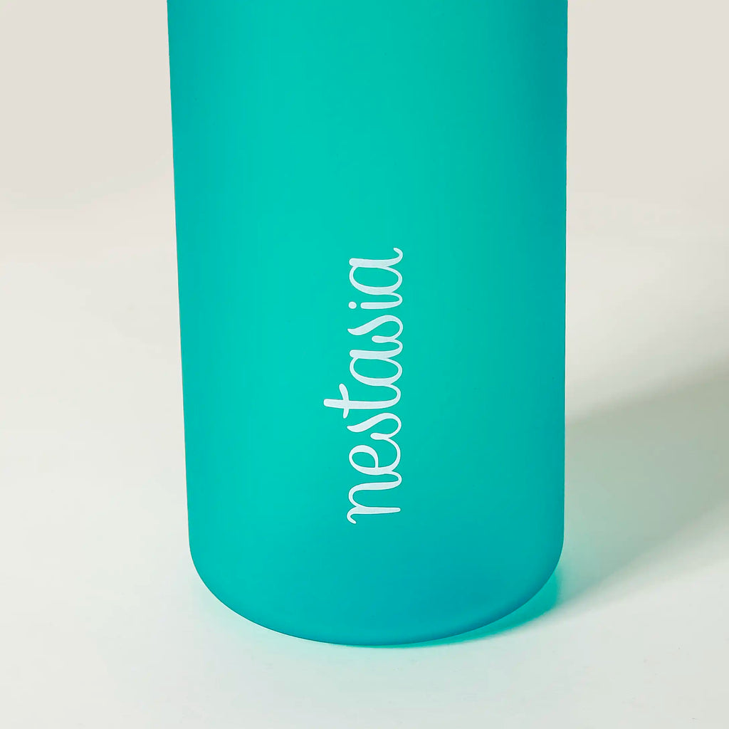 Hydration Water Bottle Teal 1L Set Of 2 Nestasia