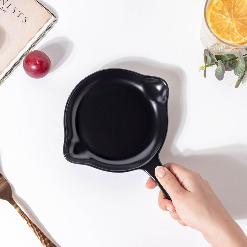 Black Microwavable Baking Tray 6 inch Nestasia