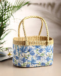Handmade Seagrass Tiffin Basket for Lunch, Picnic & Outdoor Dining