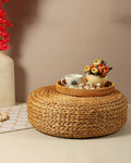 Decorative Seagrass Ottomans for Cozy Home Seating