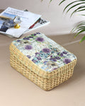 Artisan Seagrass Lid Box for Jewelry, Trinkets & Everyday Organization