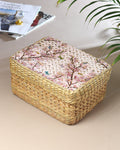 Eco-Friendly Seagrass Storage Box for Scarves, Belts & Accessories