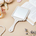 Vintage Classic Hand Mirror Ivory Nestasia