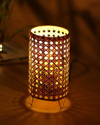 Rattan Table Lamp for Living Space and Dining Area
