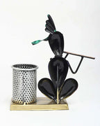 Metal Krishna Desk Organizer and Pen Stand for Office and Home