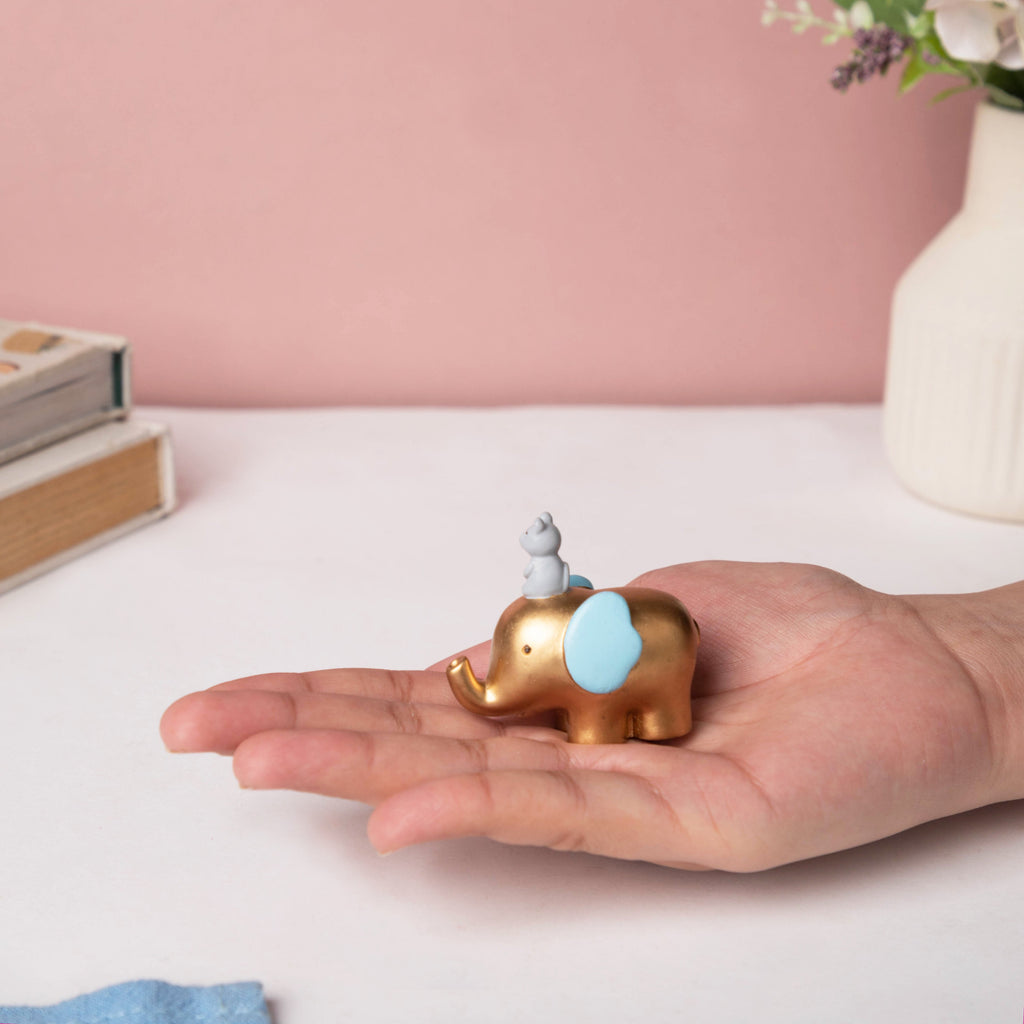 Blue Ear Elephant Decor Nestasia