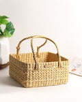 Handwoven Seagrass Fruit Basket for Gift Hampers, Storage, and Decorative Display