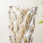 Oasis Crystal Glass Vase Amber Large 11 Inch Nestasia
