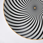 La Mode Spiral Snack Plate 8 Inch Nestasia