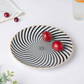 La Mode Spiral Snack Plate 8 Inch Nestasia