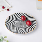 La Mode Spiral Snack Plate 8 Inch Nestasia