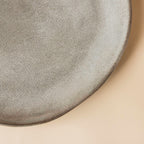 Rustic Handmade Dinner Plate Grey 11 Inch Nestasia