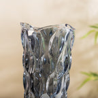 Oasis Crystal Glass Vase Grey Large 11 Inch Nestasia
