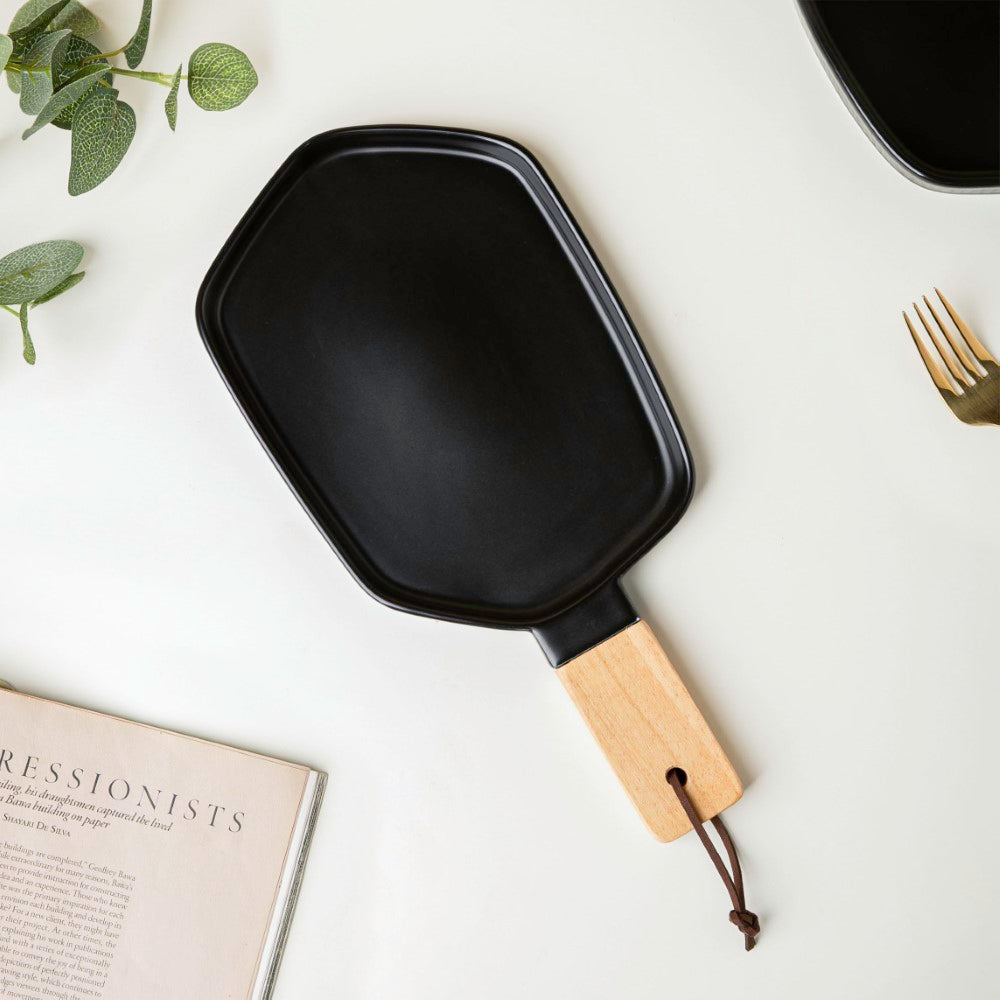 Hexa Plate With Handle Nestasia
